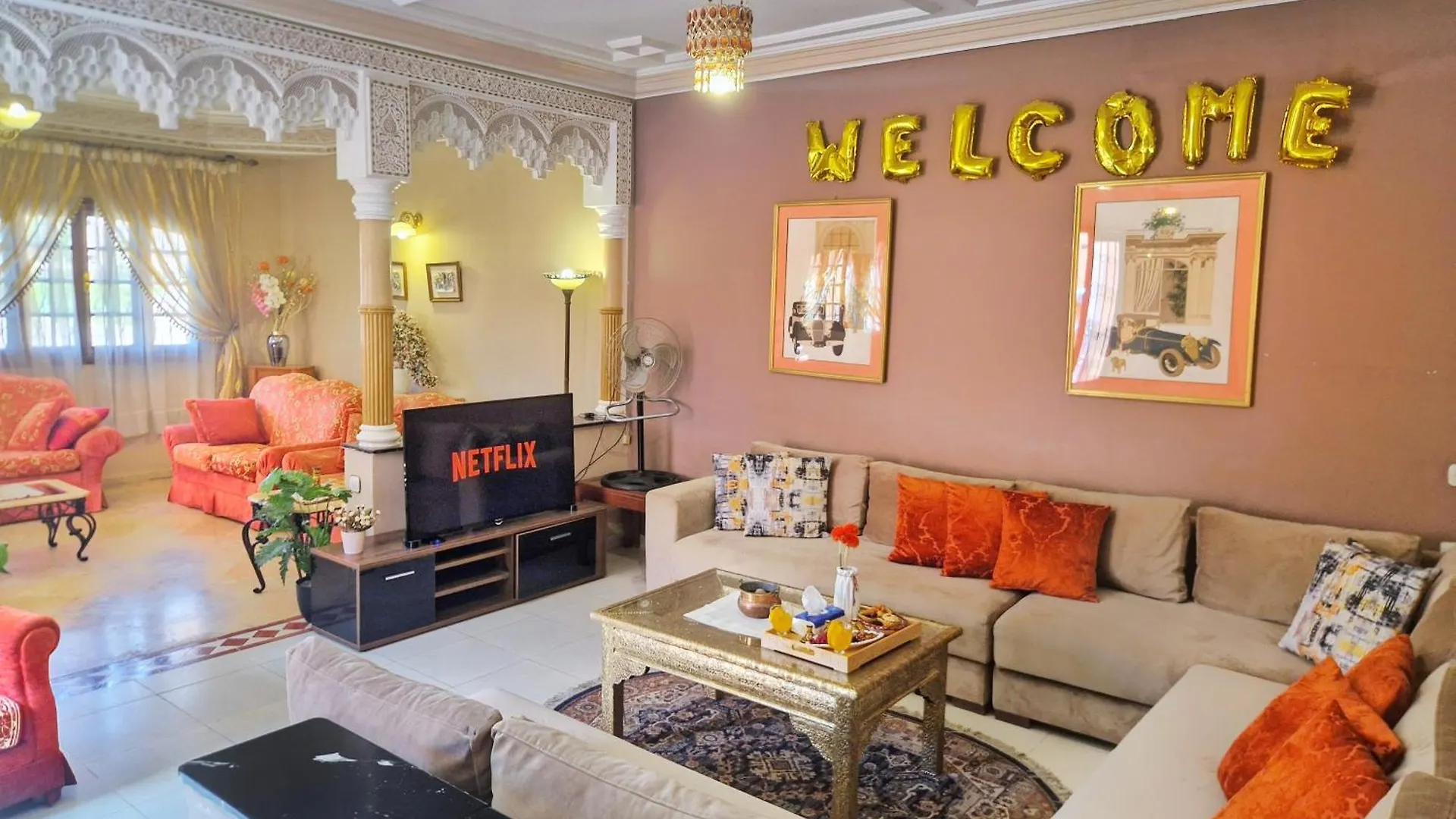 Oranger Family House City Center, Private Large House, Terasse Garden View, Free Parking Marrakesh