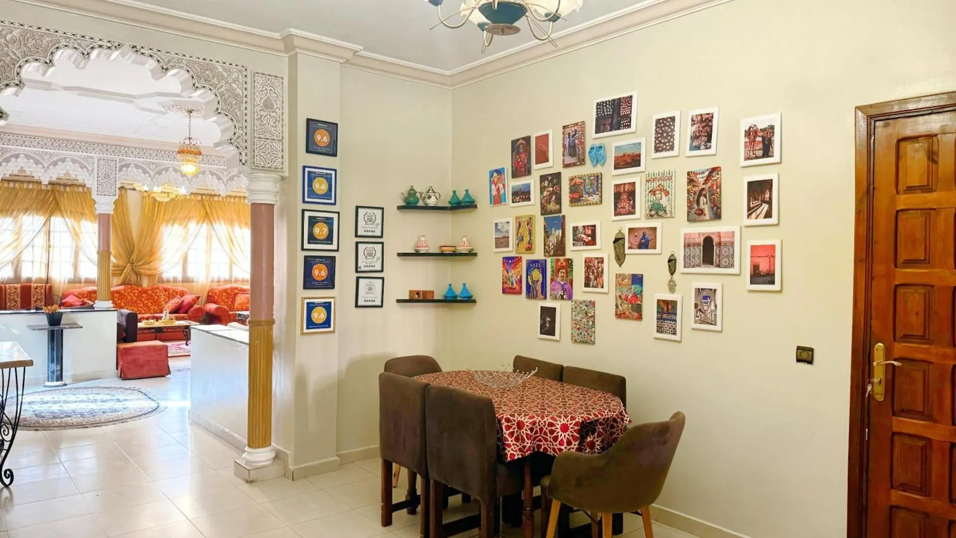 Oranger Family House City Center, Private Large House, Terasse Garden View, Free Parking Marrakesh Appartement